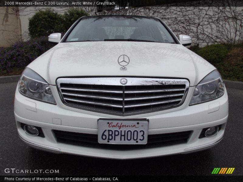 Arctic White / Grey/Black 2008 Mercedes-Benz C 300 Luxury