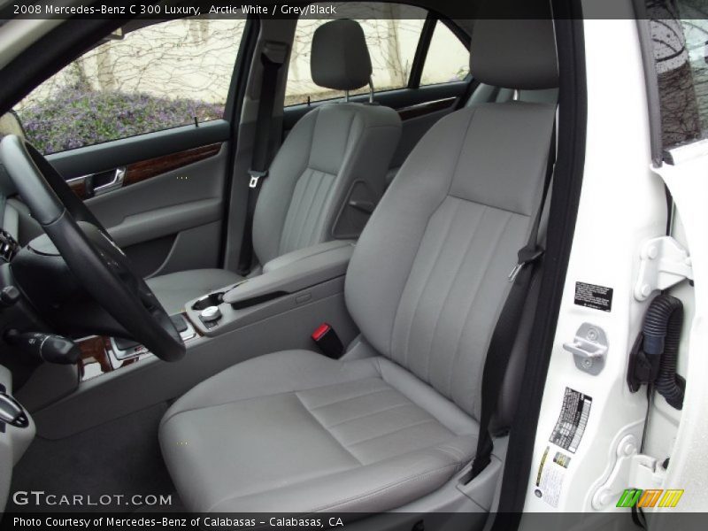 Arctic White / Grey/Black 2008 Mercedes-Benz C 300 Luxury