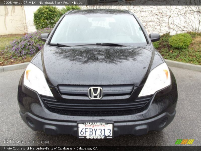 Nighthawk Black Pearl / Black 2008 Honda CR-V LX