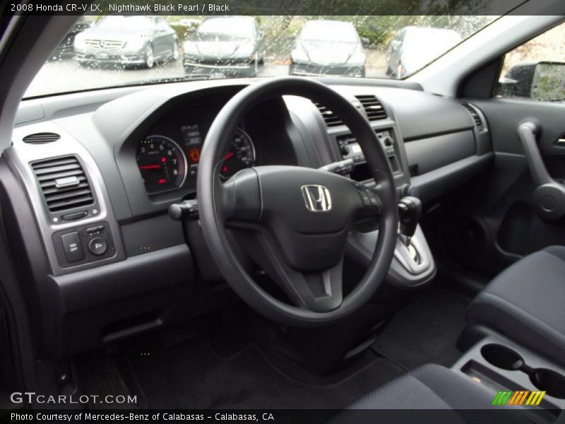 Nighthawk Black Pearl / Black 2008 Honda CR-V LX
