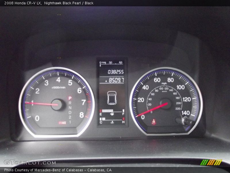 Nighthawk Black Pearl / Black 2008 Honda CR-V LX