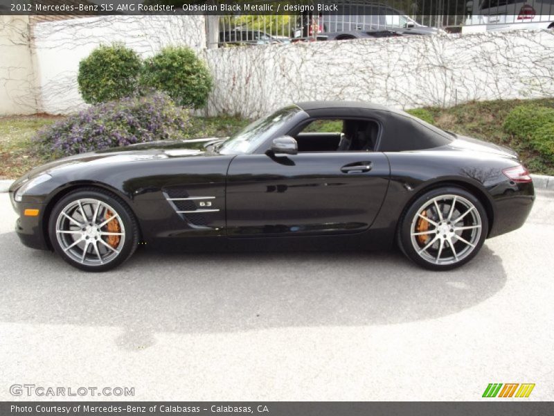  2012 SLS AMG Roadster Obsidian Black Metallic