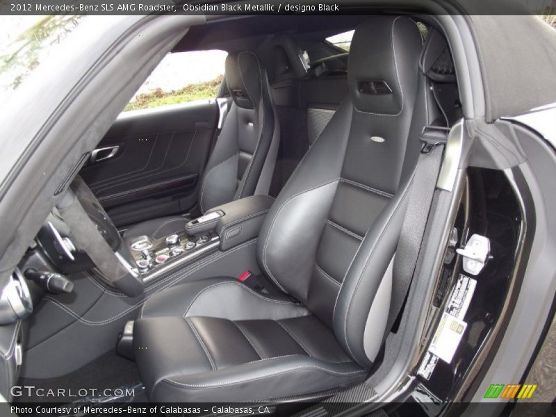 Front Seat of 2012 SLS AMG Roadster