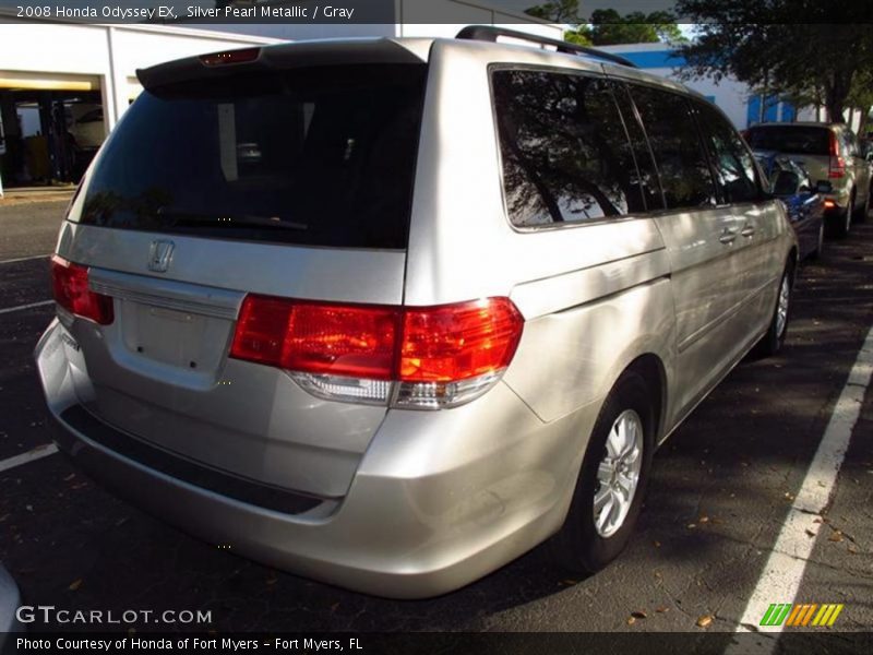 Silver Pearl Metallic / Gray 2008 Honda Odyssey EX