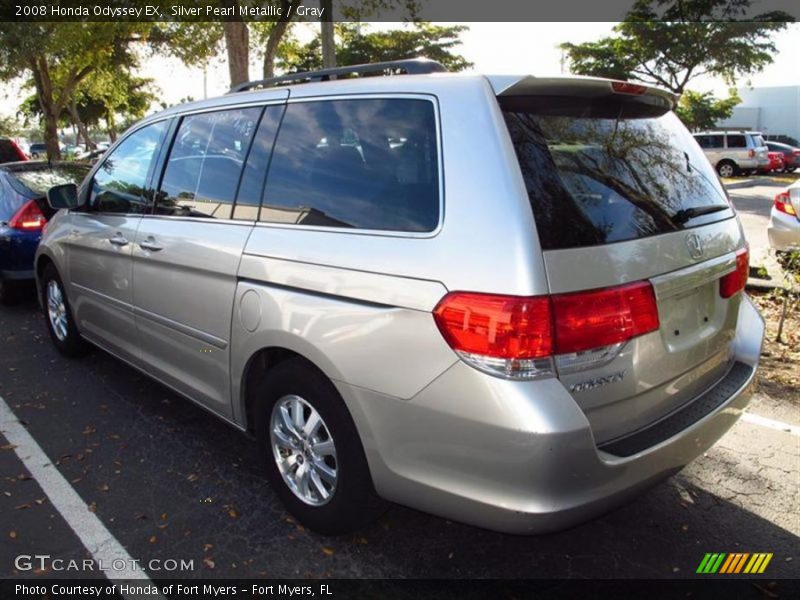 Silver Pearl Metallic / Gray 2008 Honda Odyssey EX