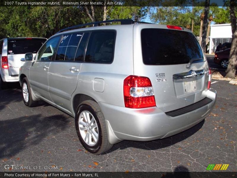 Millenium Silver Metallic / Ash Gray 2007 Toyota Highlander Hybrid