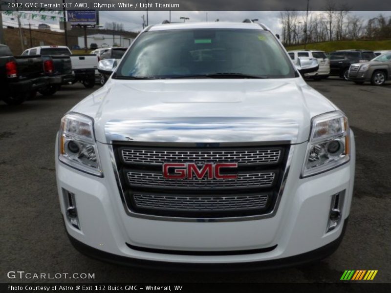 Olympic White / Light Titanium 2012 GMC Terrain SLT AWD