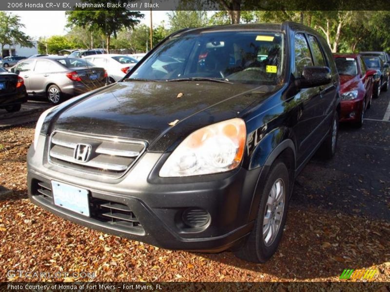 Nighthawk Black Pearl / Black 2006 Honda CR-V EX