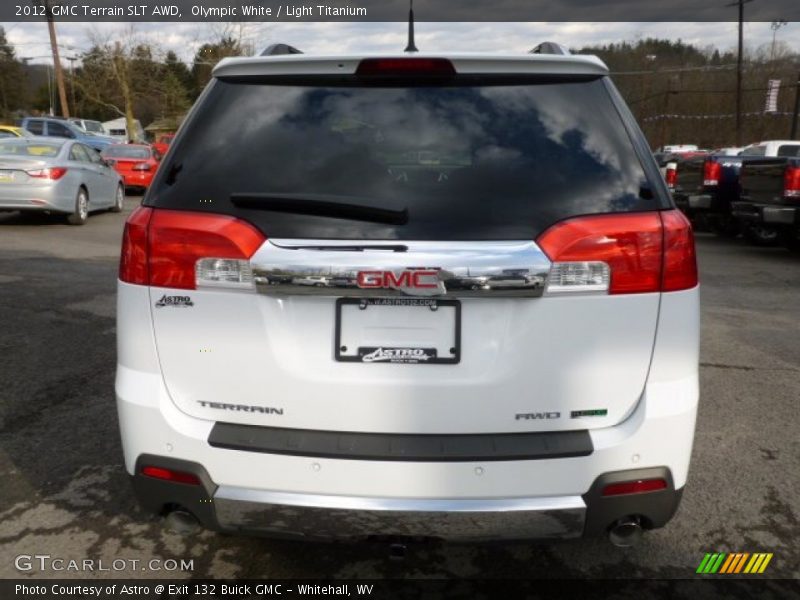Olympic White / Light Titanium 2012 GMC Terrain SLT AWD