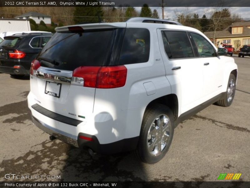 Olympic White / Light Titanium 2012 GMC Terrain SLT AWD