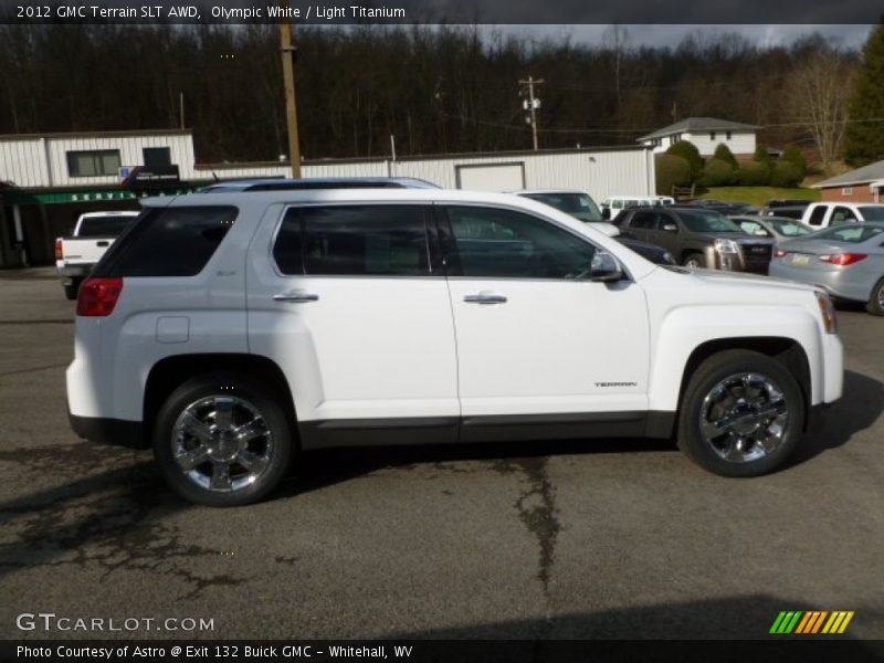 Olympic White / Light Titanium 2012 GMC Terrain SLT AWD