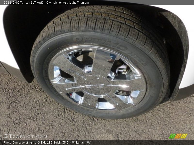 Olympic White / Light Titanium 2012 GMC Terrain SLT AWD