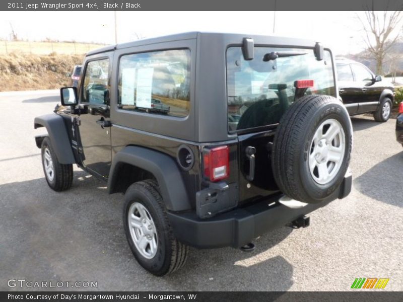 Black / Black 2011 Jeep Wrangler Sport 4x4