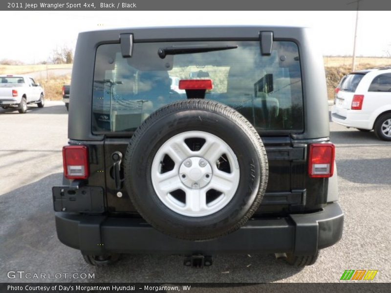 Black / Black 2011 Jeep Wrangler Sport 4x4