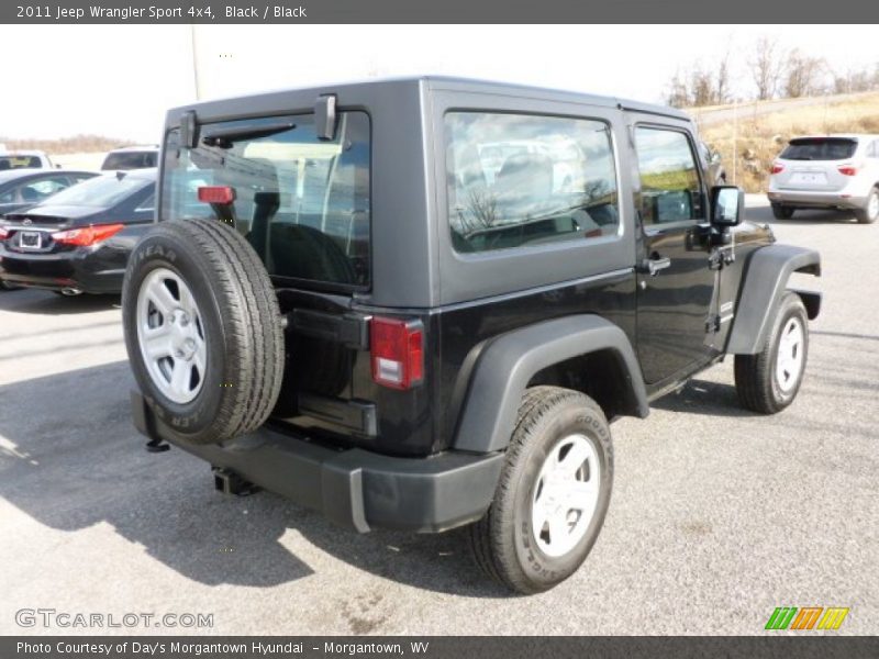 Black / Black 2011 Jeep Wrangler Sport 4x4