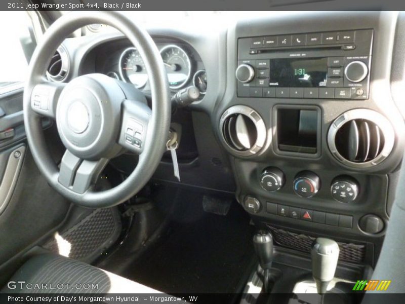 Black / Black 2011 Jeep Wrangler Sport 4x4