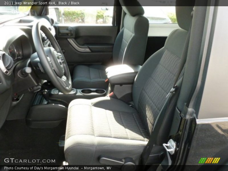 Black / Black 2011 Jeep Wrangler Sport 4x4