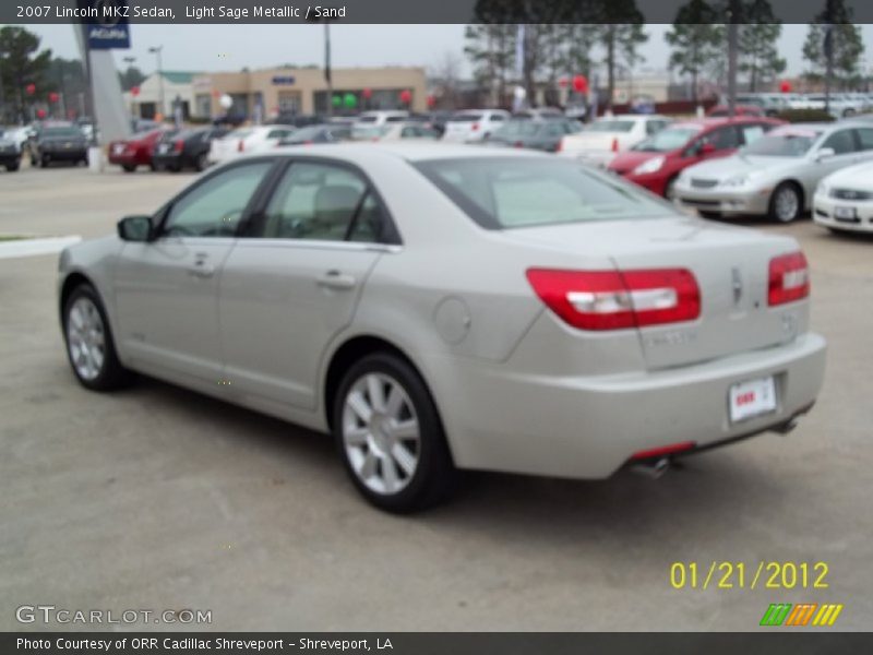 Light Sage Metallic / Sand 2007 Lincoln MKZ Sedan