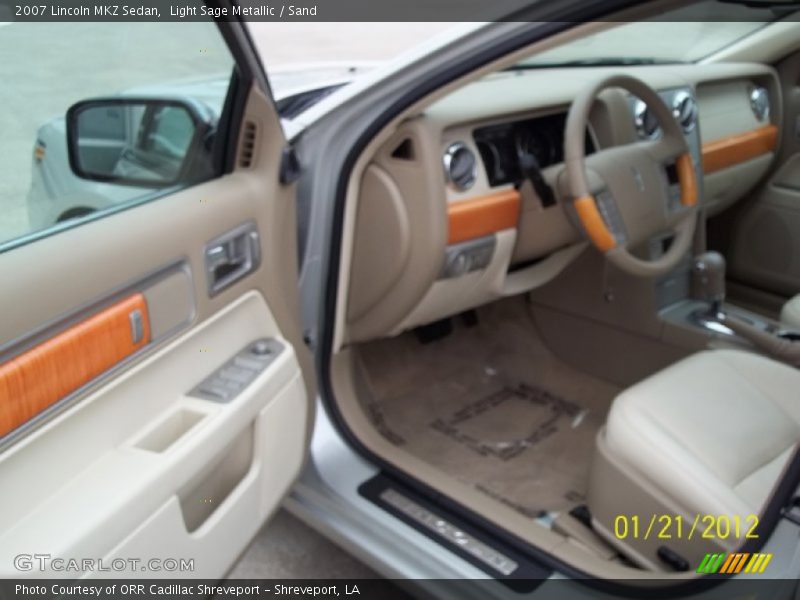 Light Sage Metallic / Sand 2007 Lincoln MKZ Sedan