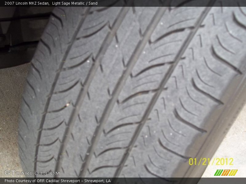 Light Sage Metallic / Sand 2007 Lincoln MKZ Sedan