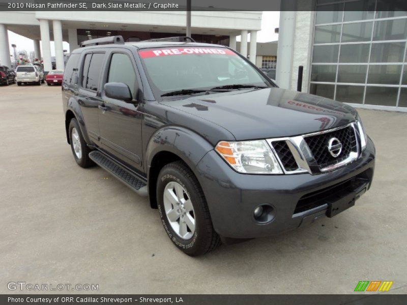 Dark Slate Metallic / Graphite 2010 Nissan Pathfinder SE