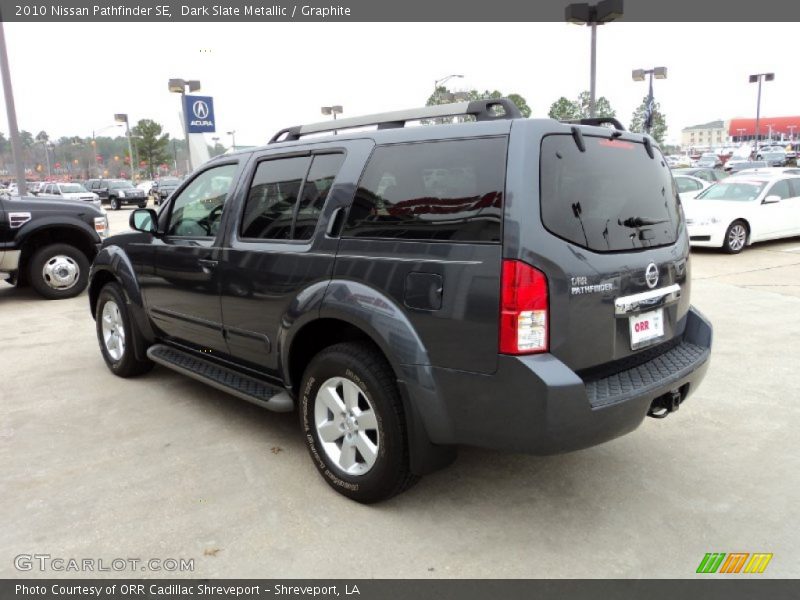 Dark Slate Metallic / Graphite 2010 Nissan Pathfinder SE