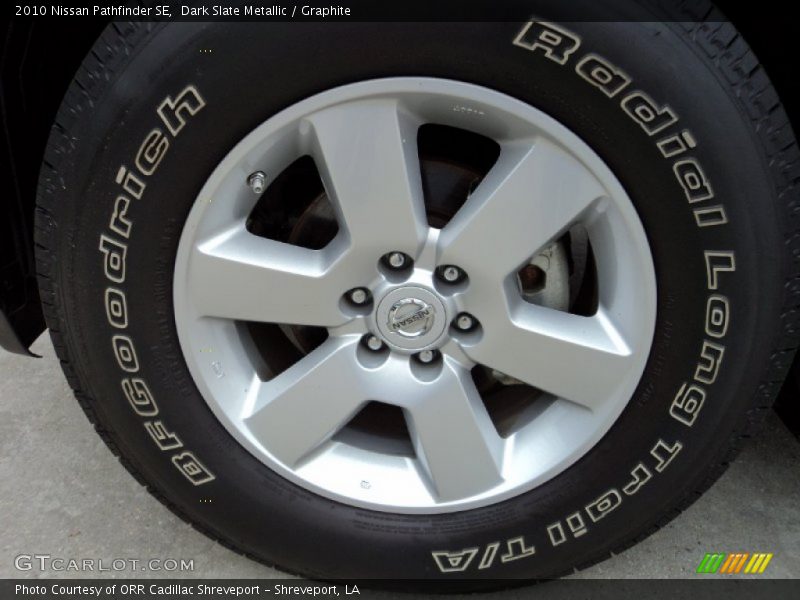 Dark Slate Metallic / Graphite 2010 Nissan Pathfinder SE