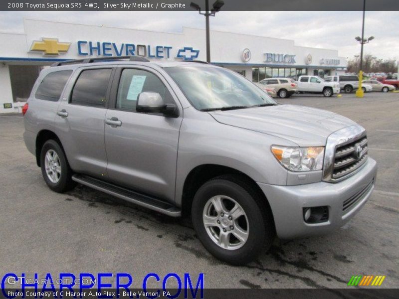 Silver Sky Metallic / Graphite 2008 Toyota Sequoia SR5 4WD