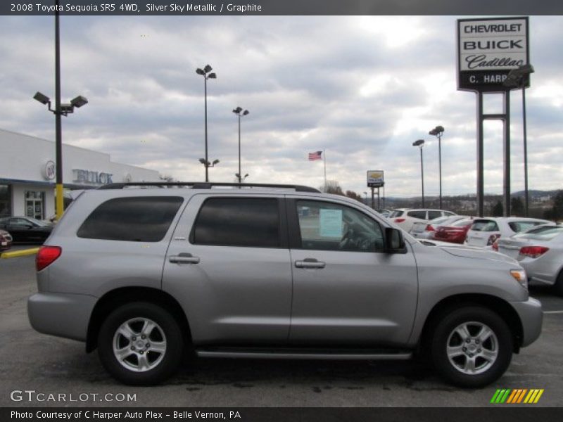 Silver Sky Metallic / Graphite 2008 Toyota Sequoia SR5 4WD