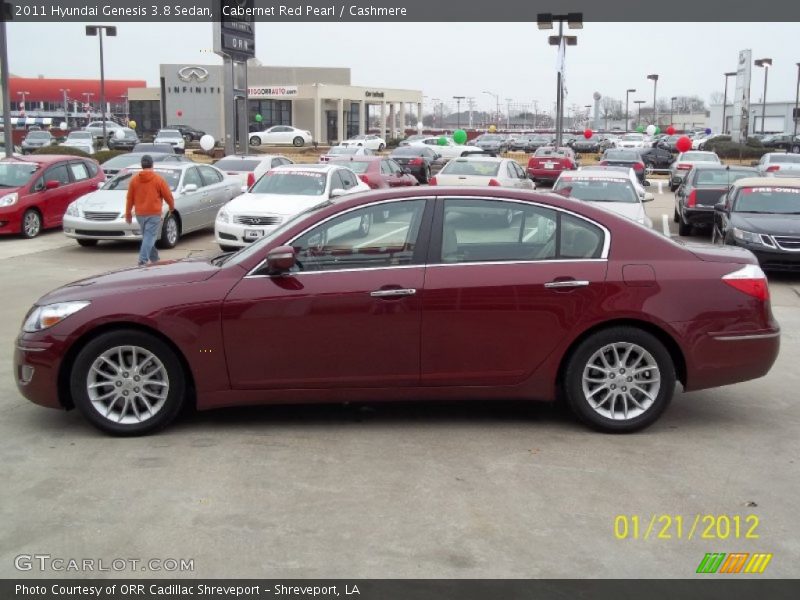 Cabernet Red Pearl / Cashmere 2011 Hyundai Genesis 3.8 Sedan