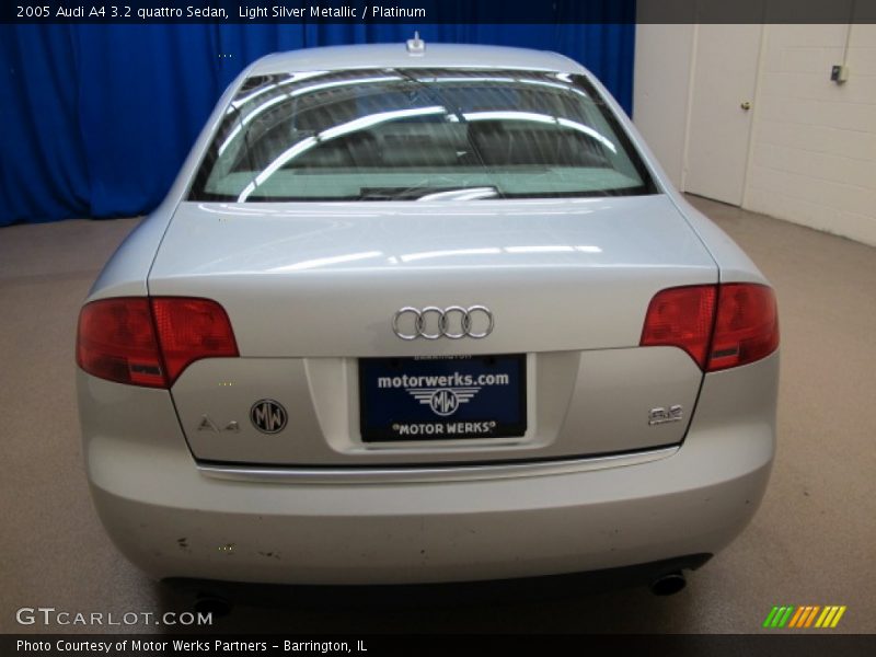Light Silver Metallic / Platinum 2005 Audi A4 3.2 quattro Sedan