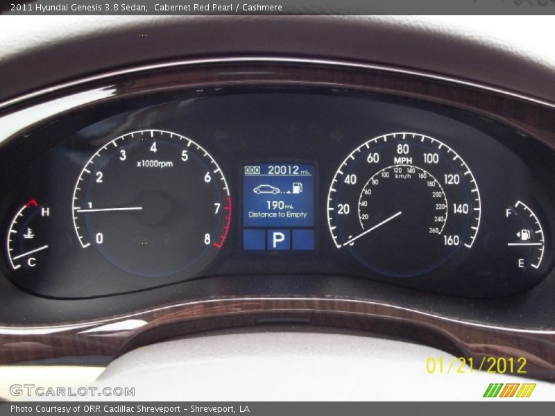 Cabernet Red Pearl / Cashmere 2011 Hyundai Genesis 3.8 Sedan
