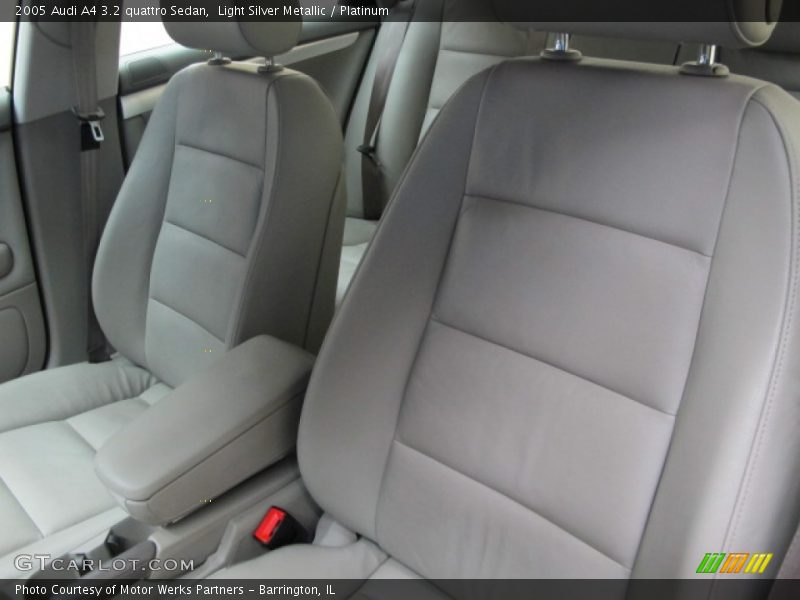 Light Silver Metallic / Platinum 2005 Audi A4 3.2 quattro Sedan