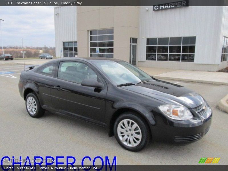 Black / Gray 2010 Chevrolet Cobalt LS Coupe