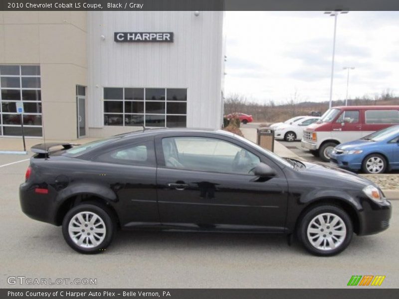 Black / Gray 2010 Chevrolet Cobalt LS Coupe