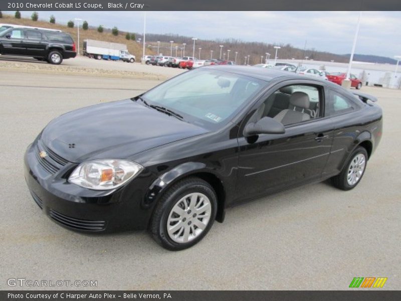 Black / Gray 2010 Chevrolet Cobalt LS Coupe