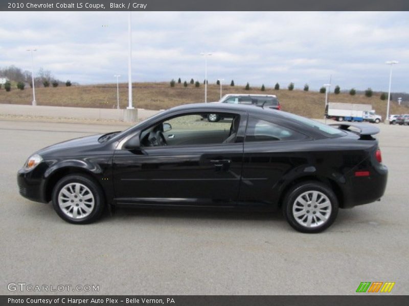 Black / Gray 2010 Chevrolet Cobalt LS Coupe