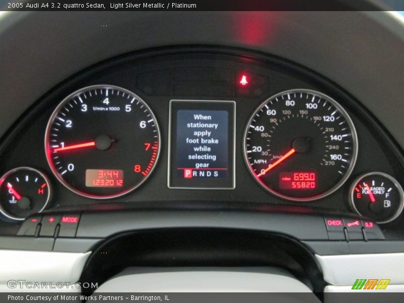  2005 A4 3.2 quattro Sedan 3.2 quattro Sedan Gauges