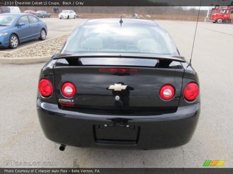 Black / Gray 2010 Chevrolet Cobalt LS Coupe
