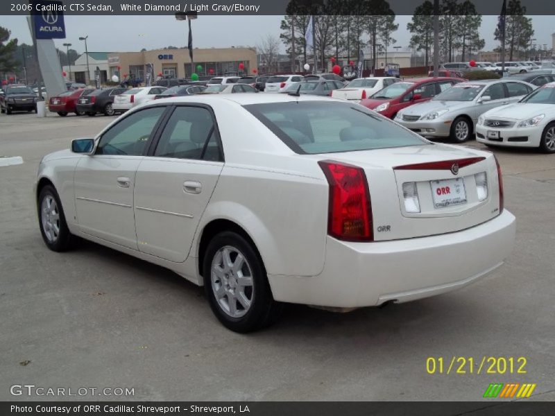 White Diamond / Light Gray/Ebony 2006 Cadillac CTS Sedan