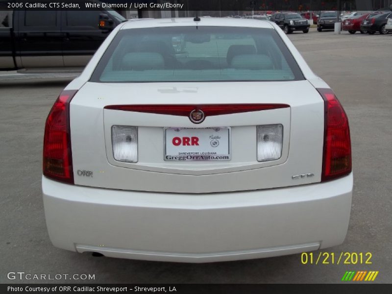 White Diamond / Light Gray/Ebony 2006 Cadillac CTS Sedan