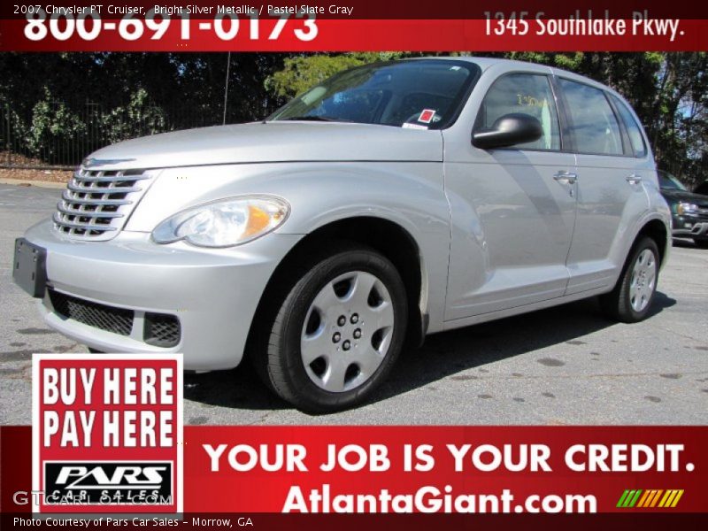 Bright Silver Metallic / Pastel Slate Gray 2007 Chrysler PT Cruiser