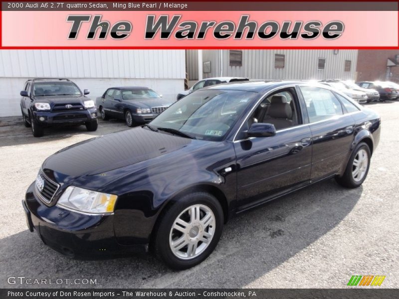 Ming Blue Pearl / Melange 2000 Audi A6 2.7T quattro Sedan