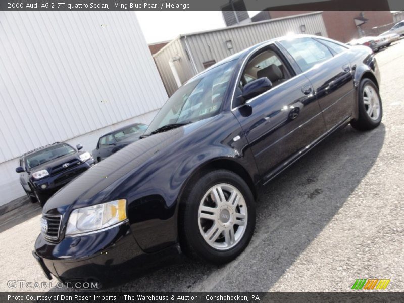 Ming Blue Pearl / Melange 2000 Audi A6 2.7T quattro Sedan