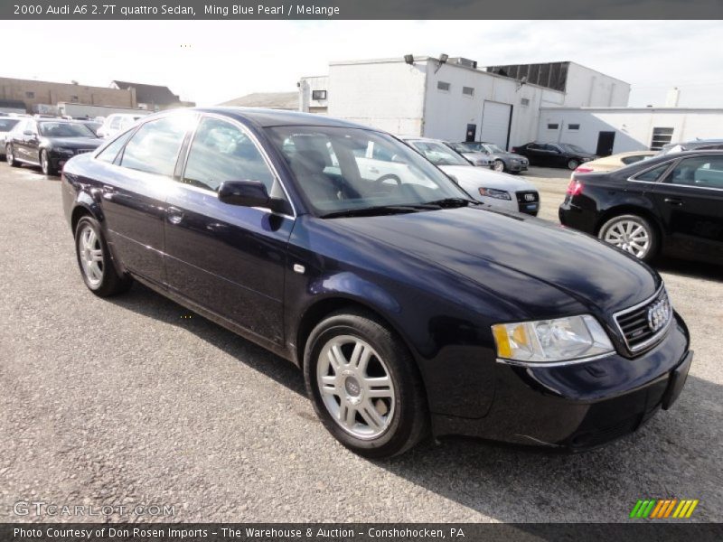 Ming Blue Pearl / Melange 2000 Audi A6 2.7T quattro Sedan