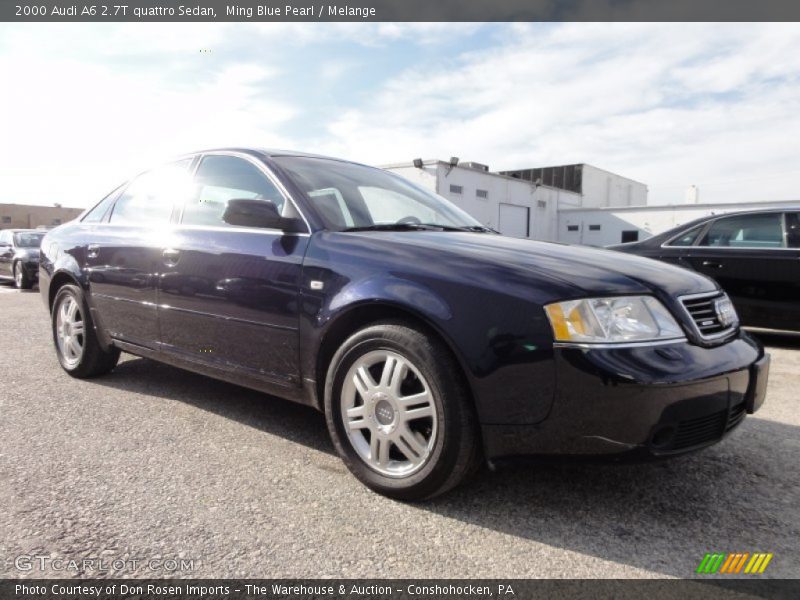 Ming Blue Pearl / Melange 2000 Audi A6 2.7T quattro Sedan