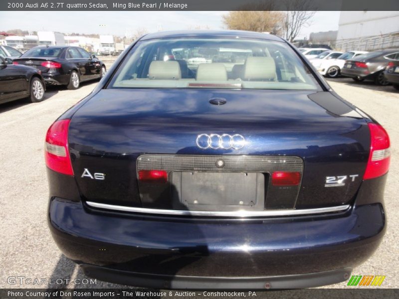 Ming Blue Pearl / Melange 2000 Audi A6 2.7T quattro Sedan