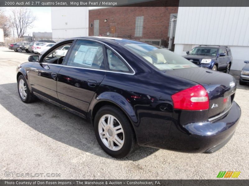 Ming Blue Pearl / Melange 2000 Audi A6 2.7T quattro Sedan