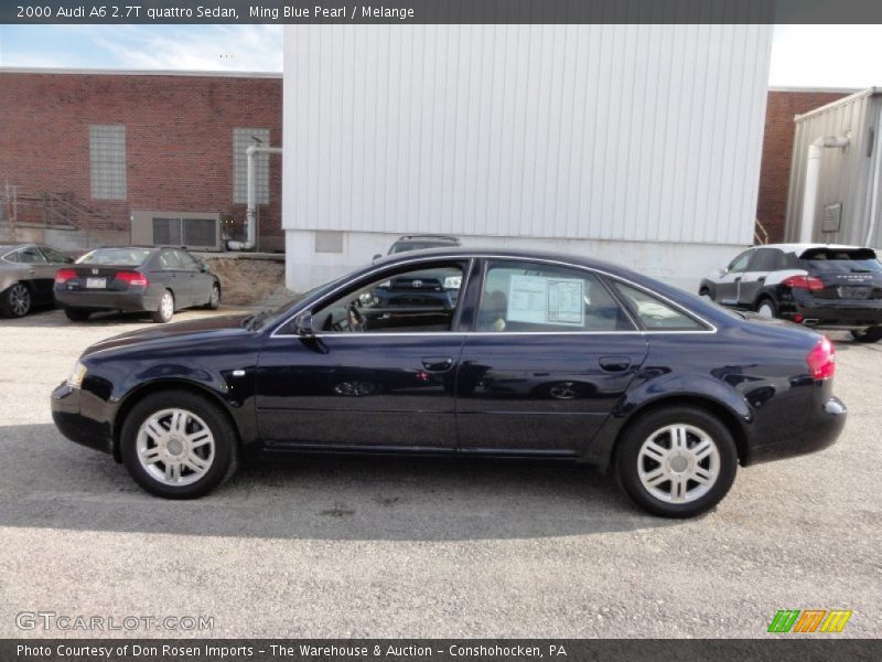 Ming Blue Pearl / Melange 2000 Audi A6 2.7T quattro Sedan
