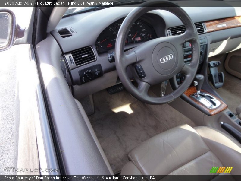 Ming Blue Pearl / Melange 2000 Audi A6 2.7T quattro Sedan
